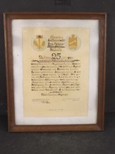 Alter Meisterbrief KFZ Meister