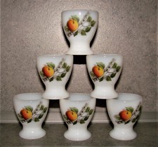 Vintage Eierbecher X 6 Arcopal