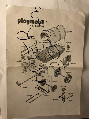 Playmobil 3243 planwagen - 3243,
