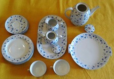 Arzberg Blaublüte 50er bis 70er Jahre, Porzellan Geschirr alter + neuer Stempel
