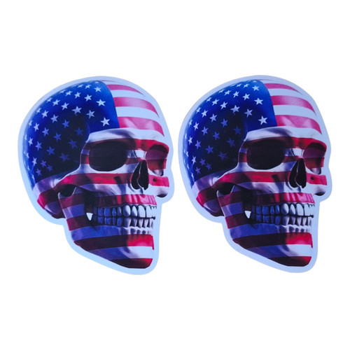 Totenkopf aufkleber usa - aufkleber,