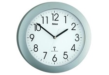 Funkwanduhr Mebus 52451 silber