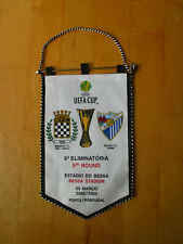 Spielwimpel B.F.C. Boavista - Malaga C.F. UEFA-Cup,20 Marco 2002/2003, 29 x 18,5