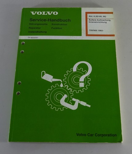 Werkstatthandbuch volvo 700 - 700, /