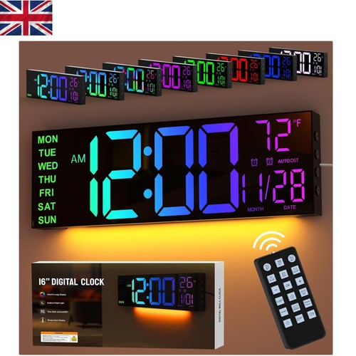 Große digitale wanduhr - große,