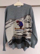  Vintage-Pullover Teddy-Bär