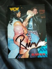 Signierte Sammelkarte Raven