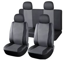 5er Sitzbezüge Kunstleder Grau Premium Schonbezüge Neu passend für Mercedes Benz