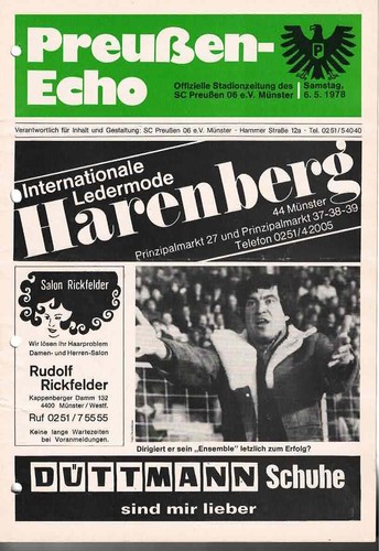 Fussball programmheft 77 78 - , 77/78