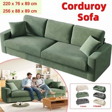 Modern Corduroy 3/4Sitzer-Sofa