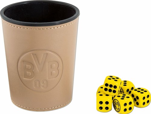 Bvb würfelbecher set - würfelbecher,