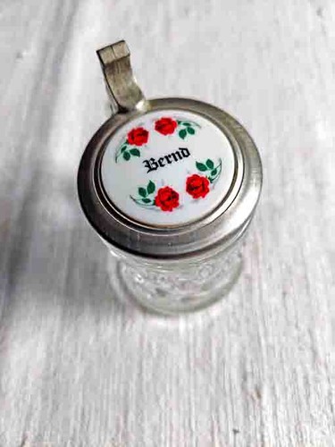 Schnapskrug zinndeckel bernd - schnapskrug, "bernd"