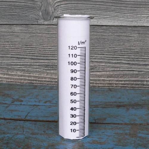 Regenmesser aus glas höhe - aus,