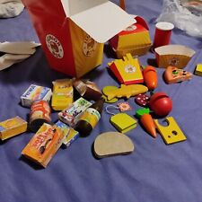 Kaufladen Zubehör 24 Teile überwiegend aus. Holz Junior Tüte 