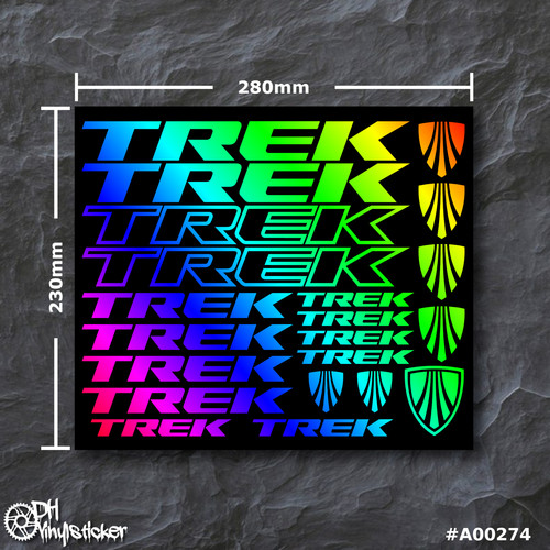 Trek stickersatz hologramm - stickersatz, |