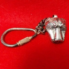 Schlüsselanhänger in Silber - Pantherkopf