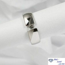 Trauring Spann-Optik Solitär