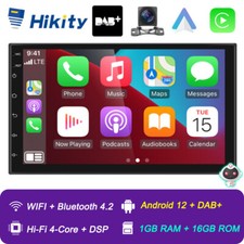 Android 15 DAB+ Apple Carplay Autoradio mit GPS Navigation Bluetooth FM RDS HiFi