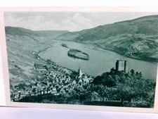 AK Reichs - Ehrenmal am Rhein. Blick von der Ruine Nollich bei Lorch. Rhein - In