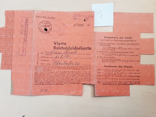 Reichskleiderkarte/LWA