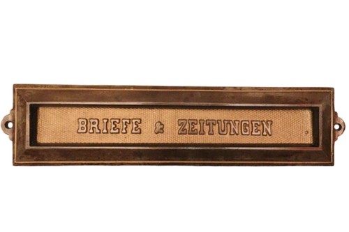 Alte briefklappe briefeinwurf - briefklappe,