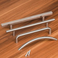 Möbelgriff EDELSTAHL Stangengriff Relinggriff Schubladengriff Küchengriff Griffe