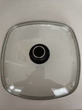 Glasdeckel für Rechteckige Gundel Pfanne Top Zustand wie Neu 28 X 28 cm