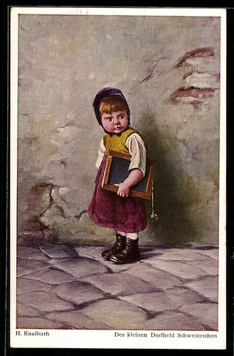 Künstler hermann kaulbach - künstler-ak,