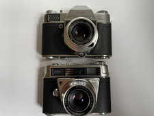 2 Kodak Kameras: Reflex S + Retina Automatic I - Verschluss defekt Original Anl.