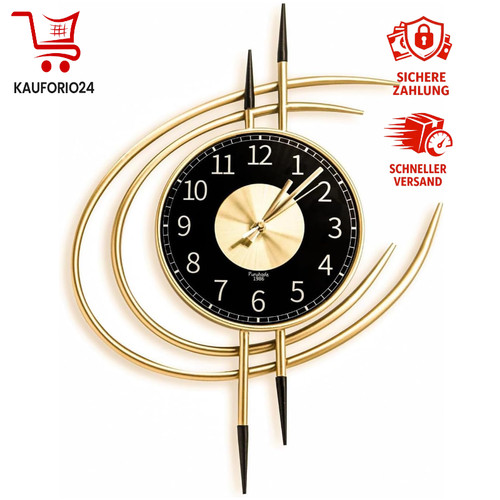 Modern wanduhr 54cm - 54cm, lautlos