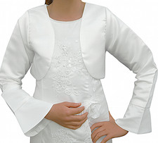 Kommunion Bolero Jacke zum Kommunionskleid Kommunionkleid 134 140 146 152 158