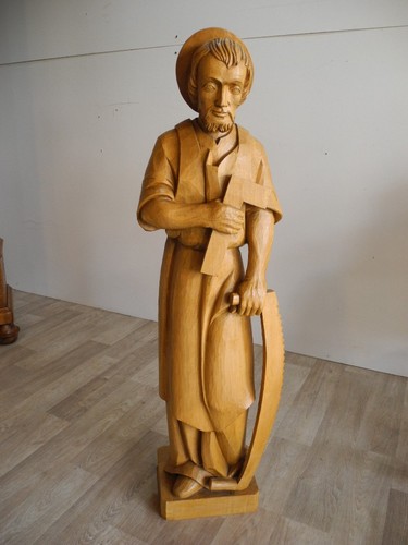 Heiligenfigur holz figur - xl,