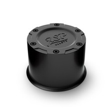 Nabendeckel schwarz matt für