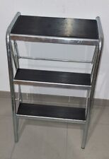 Leiter Tritt Stufen Kommissionierwagen Regalwagen  4 Stufen klappbar mit Griffen