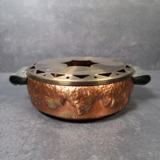 Schönes Messing Kupfer Stövchen Teestövchen Warmer calentador de latón теплее