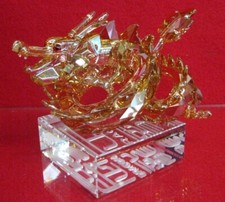 Swarovski Figur großer Drachen Glas Figur Skulptur Kristall Dragon limited