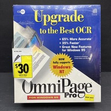 Vintage OmniPage Pro 7.0