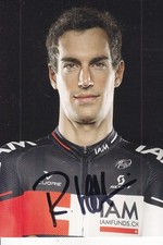 Reto HOLLENSTEIN - Schweiz, Radsport, Team IAM, Original-Autogramm!