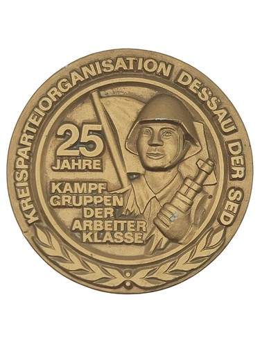 Ddr medaille jahre - ddr, 25