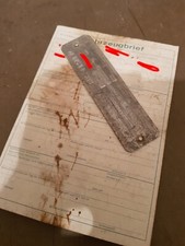 Opel Rekord C L TYPENSCHILD + NUMMER + FAHRZEUGBRIEF EZ 1969 Verschrottung 1979