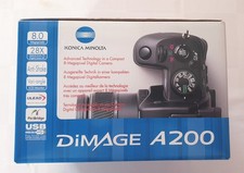 KONICA MINOLTA DiMAGE A200 Bridgekamera 8MP im Orig. Karton, mit vielen Extras