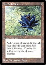 Magic MTG - Black Lotus - Oversized Promos - GESPIELT - EN