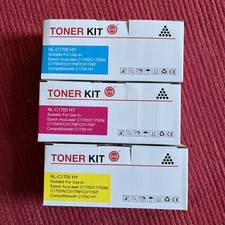Kompatibel Toner NL -C1700 HY Cyan Magenta Yellow 3er Set Unbenutzt OVP