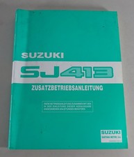 Betriebsanleitung - Zusatz Suzuki / Santana SJ 413 Samurai Stand 04/1999