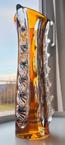 Antike kristallglas vase - kristallglas,