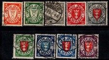 Danzig 1924 Mi. 193-201