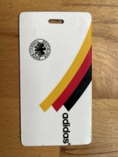 Adidas Deutscher Fußballbund Koffer Etikett Weiß