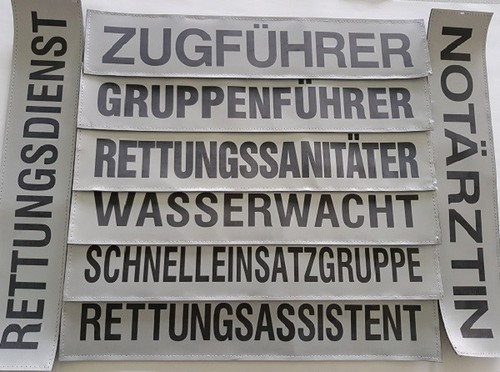 Rückenschild wasserwacht - rückenschild, "wasserwacht"
