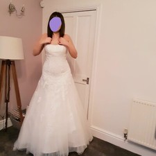 Anna Sorrano Rosalie Ivory Brautkleid Größe 10