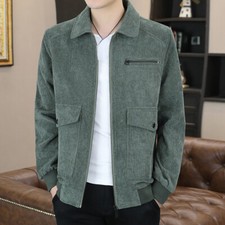 Herren Cord Jacke Mantel Top